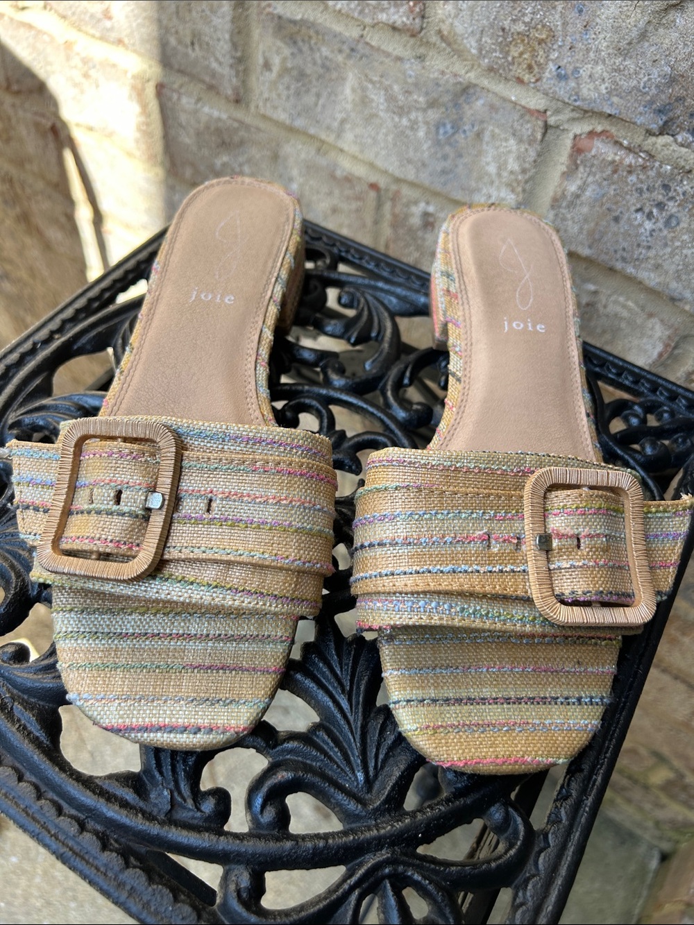 These Joie "Claire" slide sandals 7.5